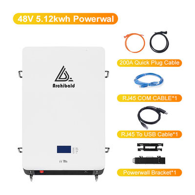 하이브리드 그리드 파워월 라이프포4 홈 배터리 48V 200ah 10Kwh 51.2v 300ah 리?? 이온 배터리 와이파이
