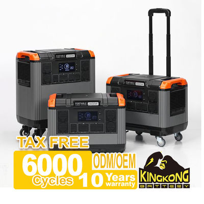 야외 캠핑용 LiFePO4 배터리 발전소 150W 300W 500W 1000W 2400W 3000W