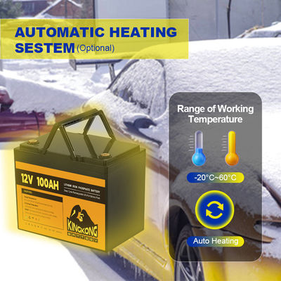 12.8V 12V Lifepo4 배터리 50Ah 100Ah 200Ah 300Ah 태양 시스템용 RV 전기 자동차 스쿠터 오토바이 B