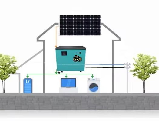 10kW 가정용 태양광 에너지 저장 시스템 12v 발전기와 48v 200ah 리?? 배터리