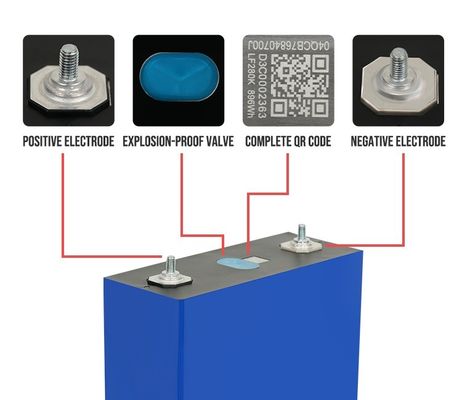 12V 24V 48V 태양 에너지 저장 시스템 OEM 3.2V 280Ah 304Ah 340Ah 리온 이온 배터리
