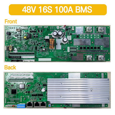16S 48V 스마트 BMS 태양 시스템 저장 100A 200A LiFePO4 배터리 관리 시스템