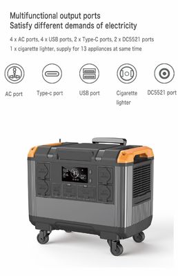 라이프포4 배터리 EU 230V 가정용 UPS 3000W 태양 발전기 캠핑 및 비상용