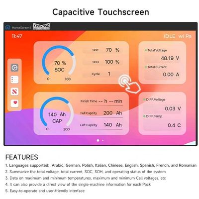 태양광 Lifepo4 배터리 48V 100Ah 200Ah 280Ah