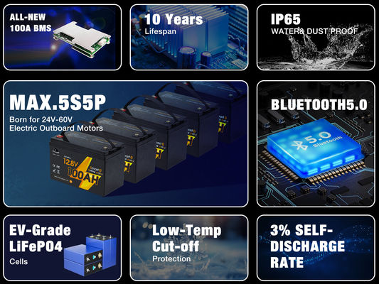 깊은 사이클 라이프포4 리?? 이온 배터리