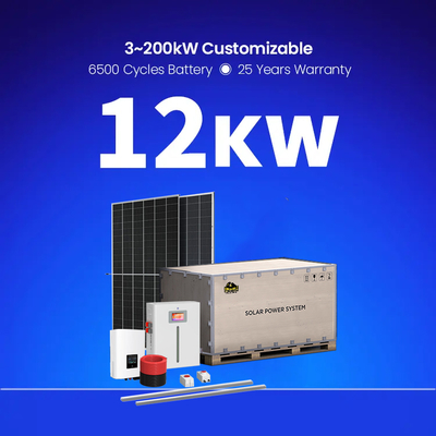 온그리드 오프그리드 하이브리드 5kw/10kw 태양광 발전 시스템 가정용 태양광 패널 키트 일결성 실리콘 폴리 크리스탈린 실리콘 패널