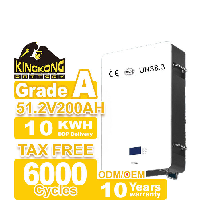 하이브리드 그리드 파워월 라이프포4 홈 배터리 48V 200ah 10Kwh 51.2v 300ah 리?? 이온 배터리 와이파이