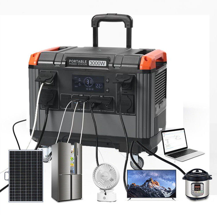 야외 캠핑용 LiFePO4 배터리 발전소 150W 300W 500W 1000W 2400W 3000W