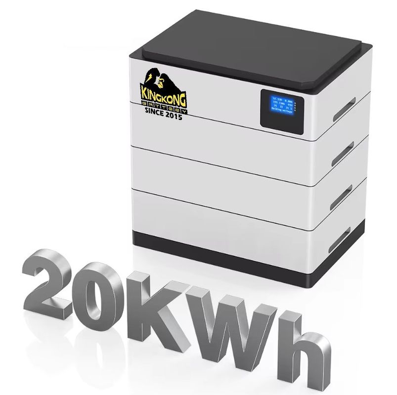 OEM 태양 에너지 저장 시스템 가정용 48V 51.2V 400AH 20KWh 스택 된 LiFePO4 배터리