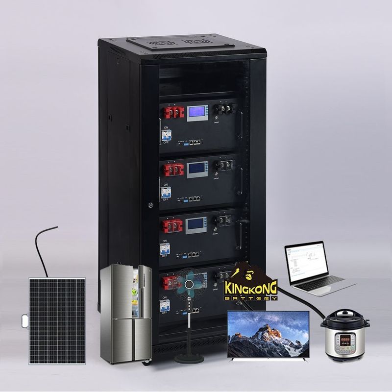 24V 48V 51.2V LiFePO4 태양전지 5kwh 6000 사이클 태양계 비상 전력
