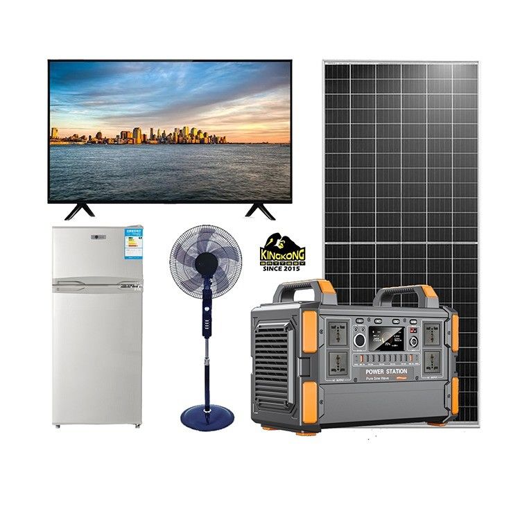 500W/1KW 리?? 배터리 휴대용 태양 에너지 시스템 발전기 가정 TV 및 조명