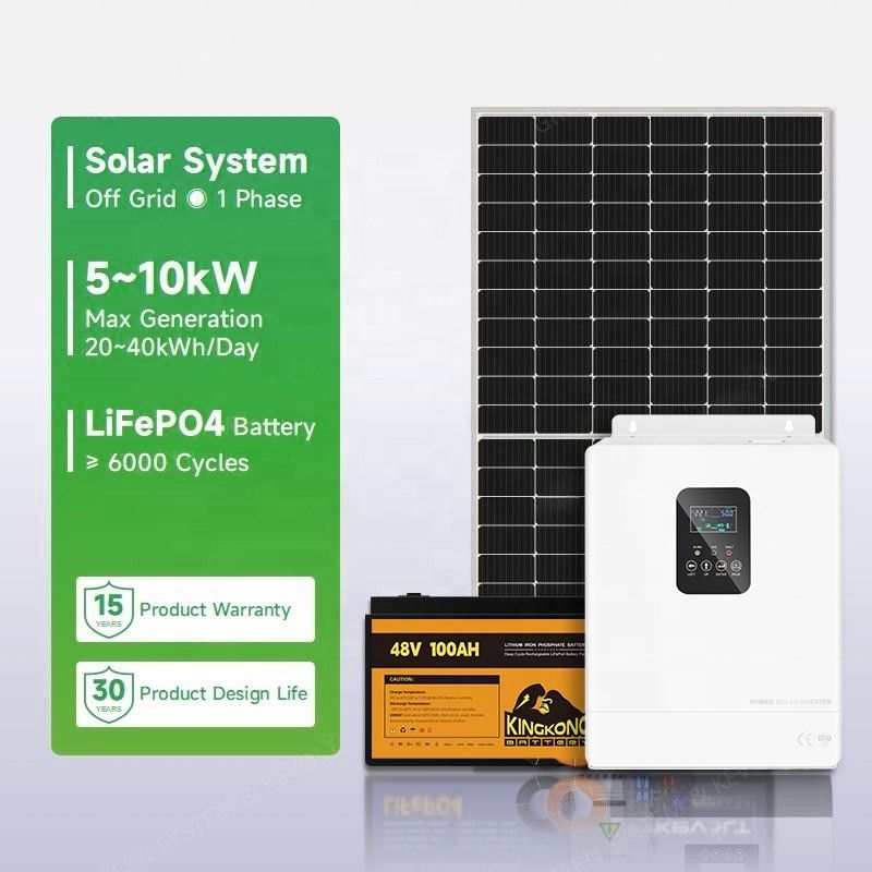 110V/220V/230V 출력 전압 집 패널 키트용 태양 에너지 시스템