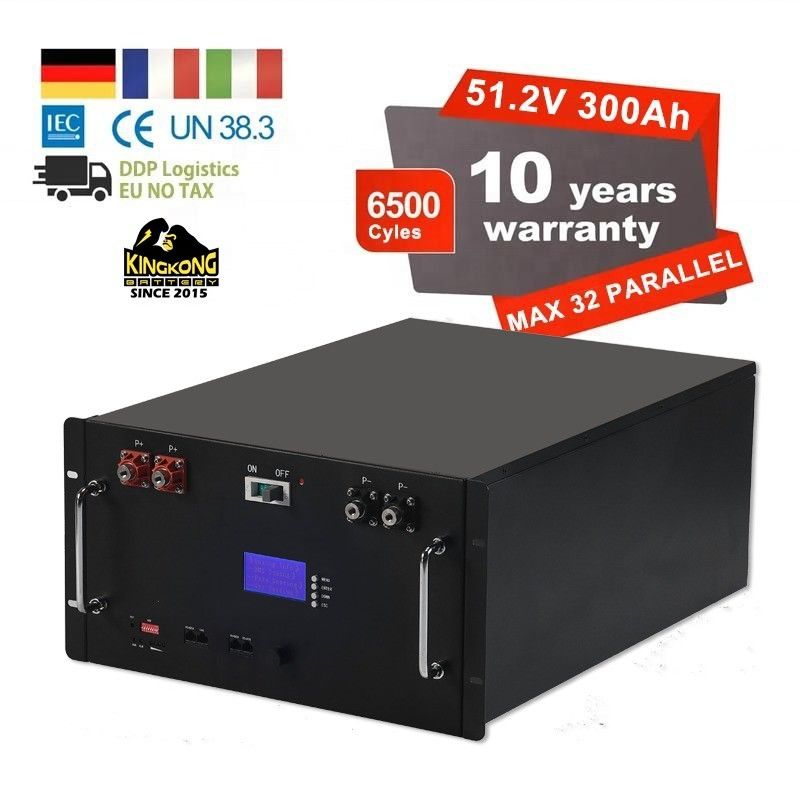 23kg 액티브 밸런서 BMS 200A와 24V 320Ah 배터리 박스
