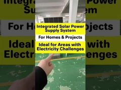 이것은 완전한 태양광 전력 공급 시스템입니다. 그리고 맞춤형, 가정 및 프로젝트 사용에 적합한