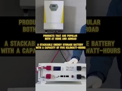 태양광 발전 시스템은 최대 8층까지 쌓일 수 있는 대용량 에너지 저장 시스템입니다.