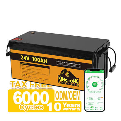 오래 지속되는 강력 12.8V 100AH 200Ah 230Ah 300Ah 태양 저장장치 라이프포4 배터리
