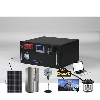 48V 51.2V 120AH LiFePO4 액수 48V 서버 랙 마운트 LiFePO4 배터리 팩 스마트 BMS
