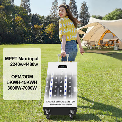 전력 발전소 뱅크 온인원 인버터 하이브리드 오프 그리드 AC 5kw 10kw 15kw 20kw 태양 리?? LiFePO4 에너지 저장 배터리 시스템